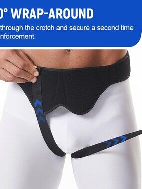 Adjustable Inguinal Hernia Belt for Men & Women – Bilateral Support with 2 Remov